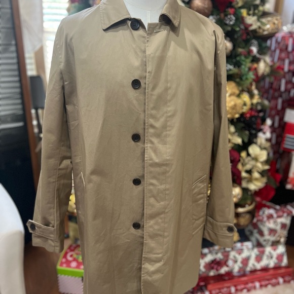 Banana Republic Men's Khaki Trench Coat - Picture 1 of 7